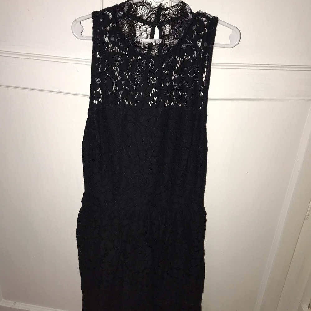 Black laced dress
